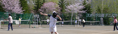定山渓スポーツ公園　テニスコート